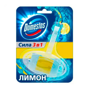БЛОК ГІГІЄНИЧНИЙ ДЛЯ УНІТАЗА DOMESTOS ЛИМОН 24X40ГР