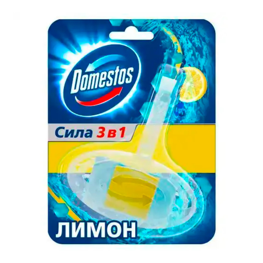 БЛОК ГІГІЄНИЧНИЙ ДЛЯ УНІТАЗА DOMESTOS ЛИМОН 24X40ГР