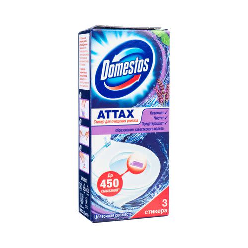 Смужка Для Очищення Унітазу Domestos Квіткова Свіжість 3х10гр