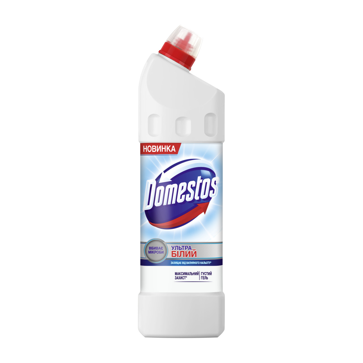 ЗАСІБ ДЛЯ ЧИЩЕННЯ УНІТАЗА DOMESTOS УЛЬТРА БІЛИЙ 500МЛ